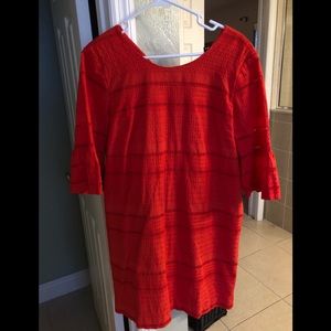 Beautiful orange/coral J Crew dress.